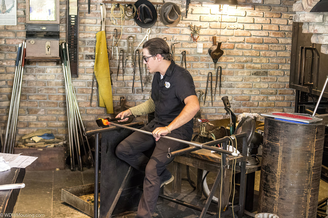 The Glass-Blowers Are Back at Crystal Arts In the Magic Kingdom 